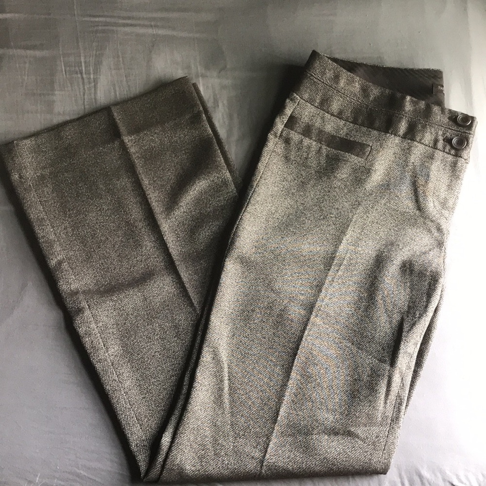 The Limited Women’s Brown/Gold BootCut Dress Pants